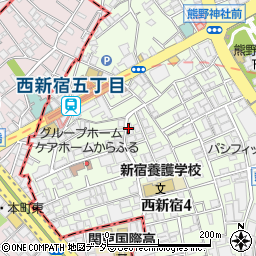 マイスタークエーレ西新宿周辺の地図