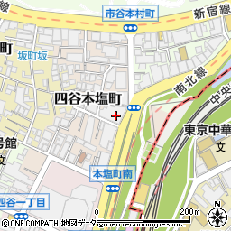 東京都新宿区四谷本塩町5周辺の地図