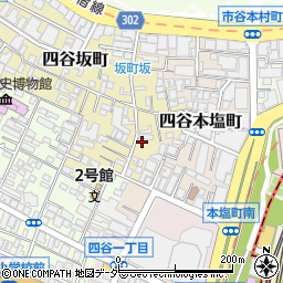 東京都新宿区四谷坂町1-14周辺の地図