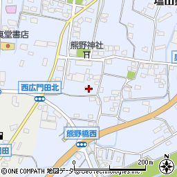 山梨県甲州市塩山熊野1228周辺の地図
