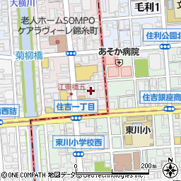 東京都墨田区江東橋5丁目4周辺の地図