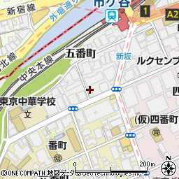 東京都千代田区五番町10-4周辺の地図
