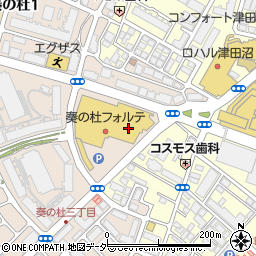 千葉銀行奏の杜フォルテ ＡＴＭ周辺の地図