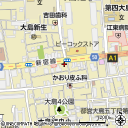 鰻の成瀬 江東大島店周辺の地図