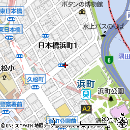 日本橋浜町２丁目パーキングメーター５周辺の地図