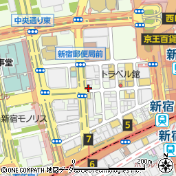 完全個室×海鮮と和牛 伊勢屋 西新宿店周辺の地図