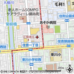 東京都墨田区江東橋5丁目4-7周辺の地図