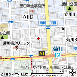 Ｈ、Ｋ菊川周辺の地図