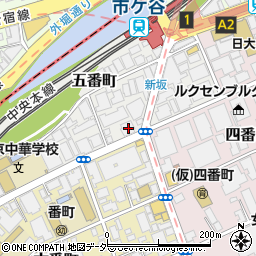 東京都千代田区五番町10-2周辺の地図