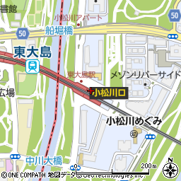 東京都江戸川区小松川1丁目3周辺の地図