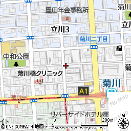 タイムズ菊川第７駐車場周辺の地図