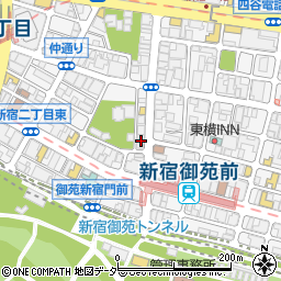 リアット新宿御苑店周辺の地図