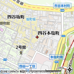 東京都新宿区四谷坂町1-23周辺の地図