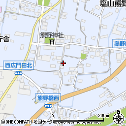 山梨県甲州市塩山熊野1313周辺の地図