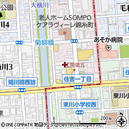 東京都墨田区江東橋5丁目2周辺の地図