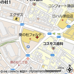 サイゼリヤ ベルク津田沼店周辺の地図