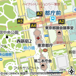 東京都周辺の地図