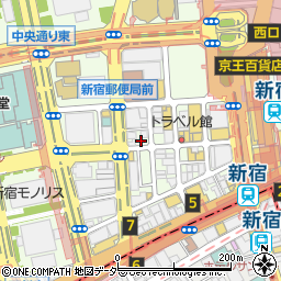 カラオケの鉄人西新宿店周辺の地図