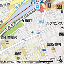 東京都千代田区五番町10周辺の地図