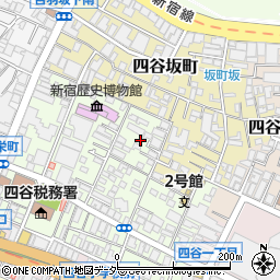東京都新宿区四谷三栄町13周辺の地図