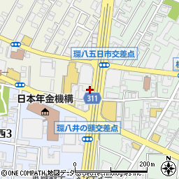 高井戸音楽スクール　＆スタジオ周辺の地図