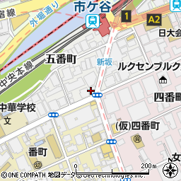 東京都千代田区五番町6-4周辺の地図