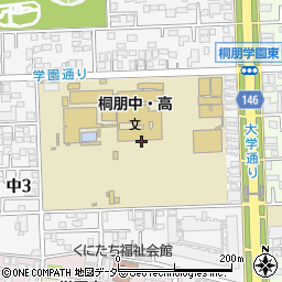 東京都国立市中3丁目1周辺の地図
