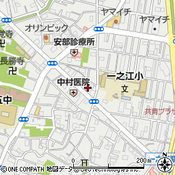 江戸川一之江郵便局周辺の地図