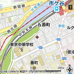 東京都千代田区五番町12-10周辺の地図