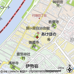千葉県市川市関ケ島周辺の地図