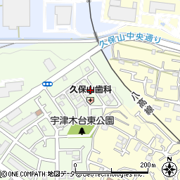 久保山歯科医院周辺の地図