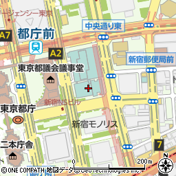 生活彩家新宿京王プラザホテル店周辺の地図