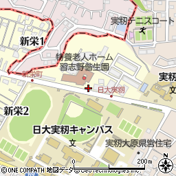 新栄2号児童公園周辺の地図