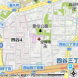東京都新宿区愛住町11周辺の地図