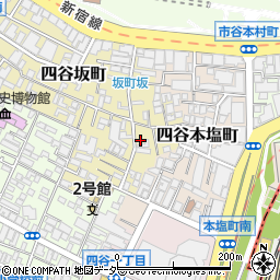 東京都新宿区四谷坂町1-17周辺の地図