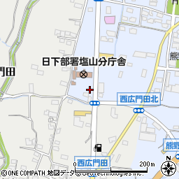 山梨県甲州市塩山熊野98周辺の地図