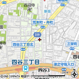 東京都新宿区舟町5-30周辺の地図