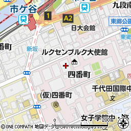 東京都千代田区四番町6-7周辺の地図