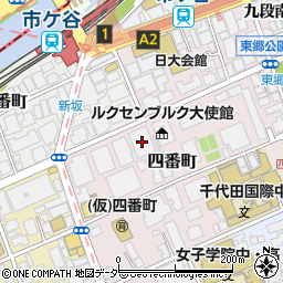 都営四番町第３アパート周辺の地図