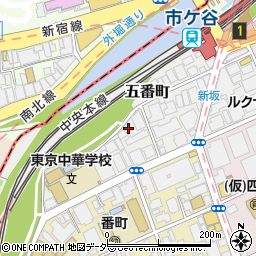 東京都千代田区五番町12-9周辺の地図