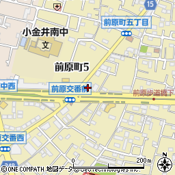 江川亭 小金井本店周辺の地図