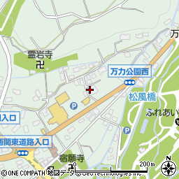 戸田酒販山梨万力店周辺の地図