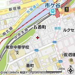 東京都千代田区五番町12-7周辺の地図
