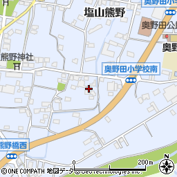 山梨県甲州市塩山熊野1303周辺の地図