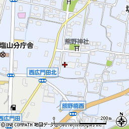 山梨県甲州市塩山熊野1223周辺の地図