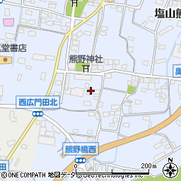 山梨県甲州市塩山熊野1226周辺の地図