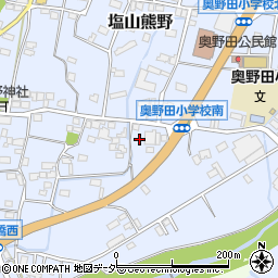 山梨県甲州市塩山熊野1029-1周辺の地図