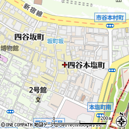 東京都新宿区四谷坂町1-21周辺の地図