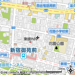 東京都新宿区新宿1丁目周辺の地図