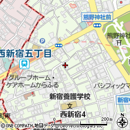 ハイム西新宿周辺の地図